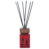Christmas Square Cut Glass Reed Diffuser 120ml - Various Colours