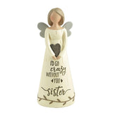 Feather & Grace Angel Figurine - Sister (I'd Go Crazy)