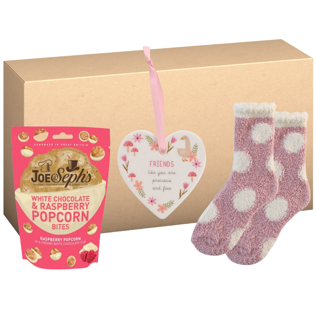 Pink Keepsake Friend Letterbox Gift Treat Box