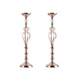 Rose Gold Metallic Candle / Floral Display Holder