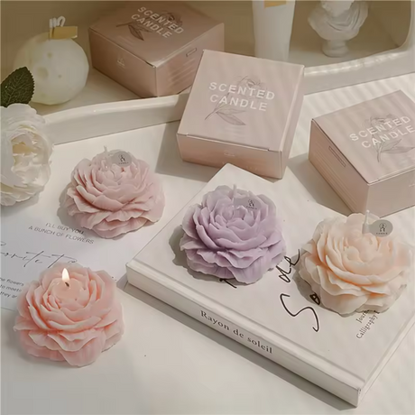 Peony Flower Scented Candles 