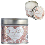 Said with Sentiment Candle in Tin - Daughter