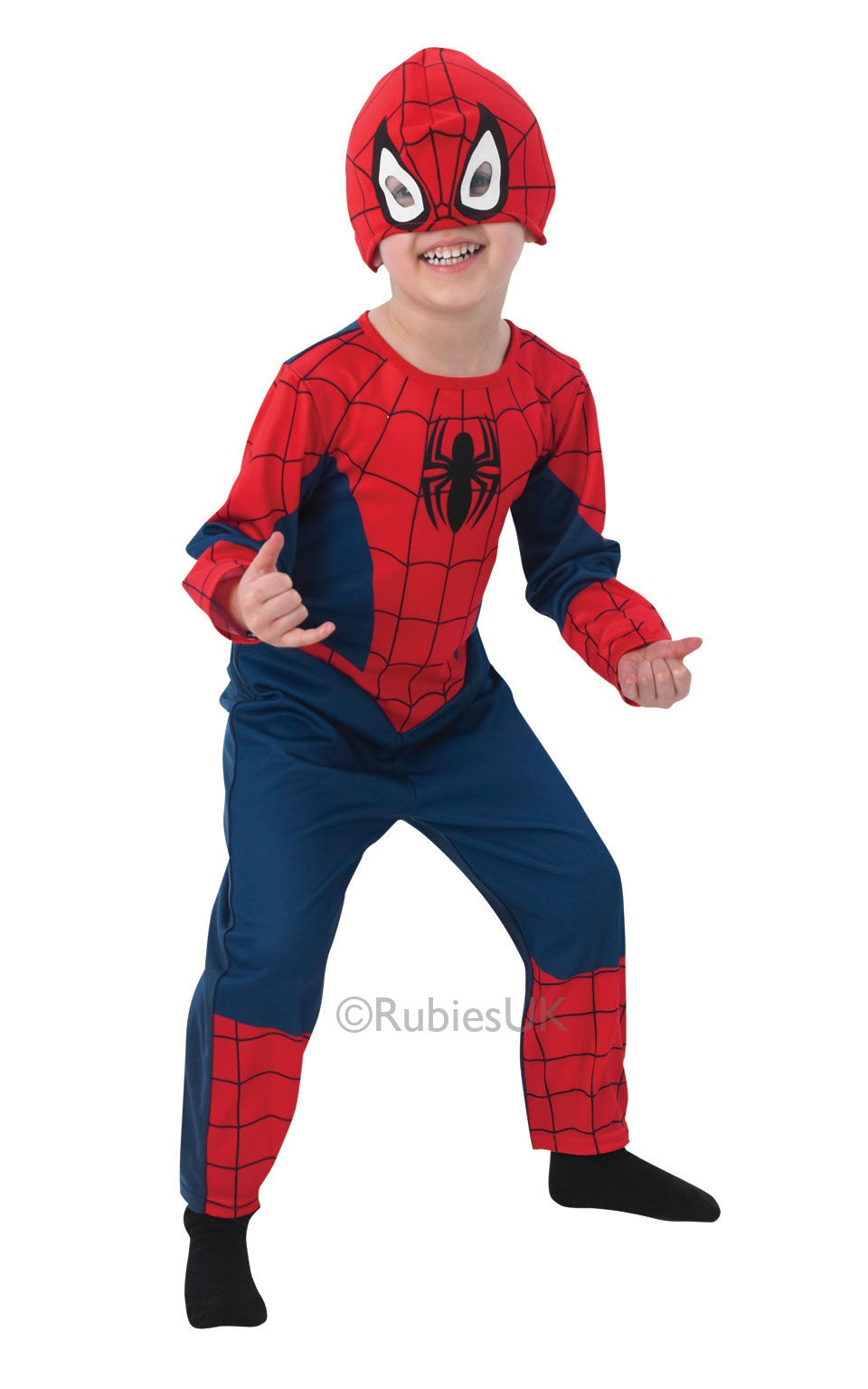 Childs Deluxe Spiderman Fancy Dress Costume Age 7-8 Years