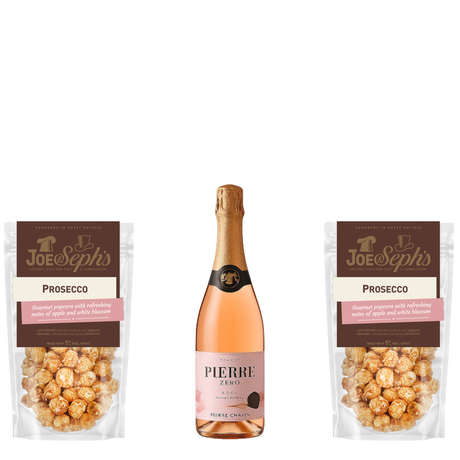 Popcorn & Non Alcoholic Sparkling Rosé Snack Pack