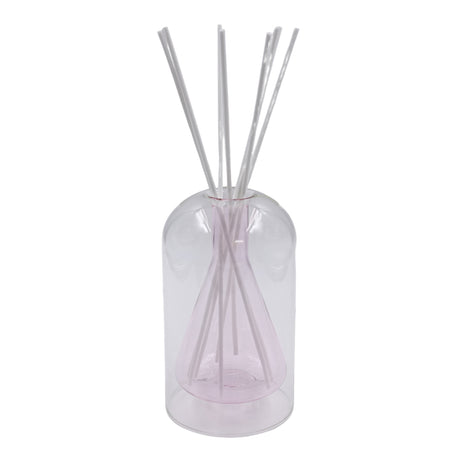 Woodside Home Living Triangular Double Walled Reed Diffuser - Pink