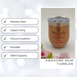 This Lady Is One Awesome Mum Tumbler Mug