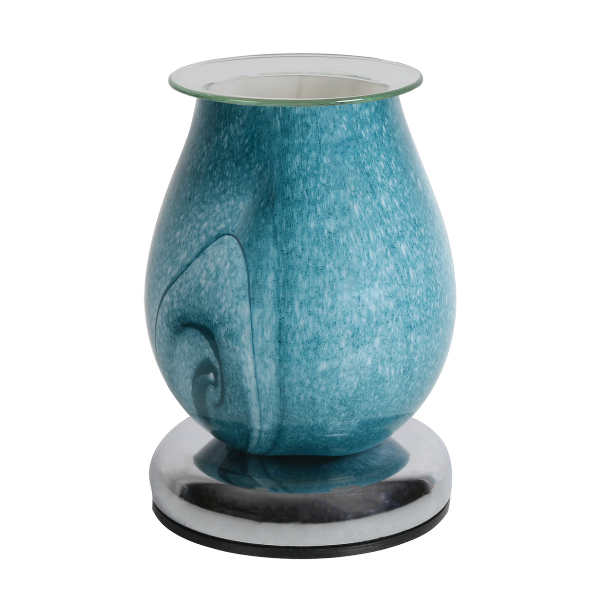 Aroma Electric Wax Melt Burner Touch Oval Swirl Design - Various Colours