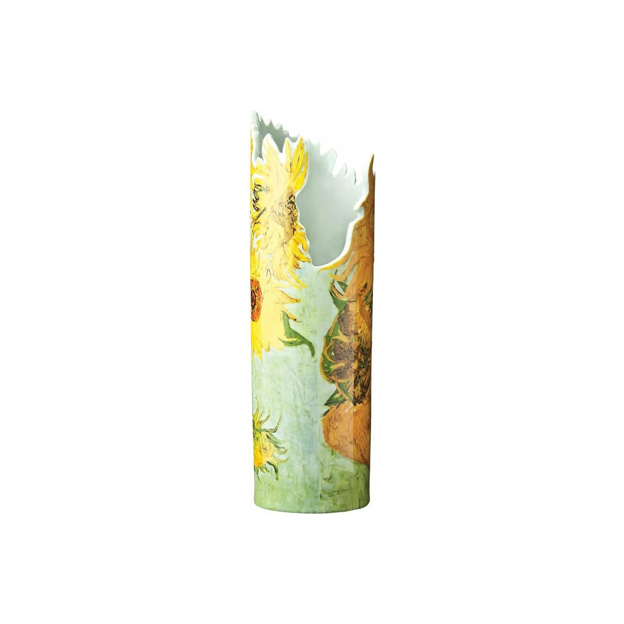 Silhouette D’Art Van Gogh Sunflowers Vase