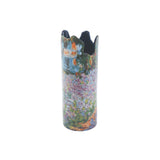 Silhouette D’Art Monet Irises in Garden Vase
