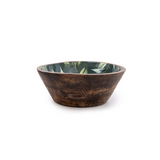 Handcrafted Lemons & Leaves Mango Wooden Bowl 20cm