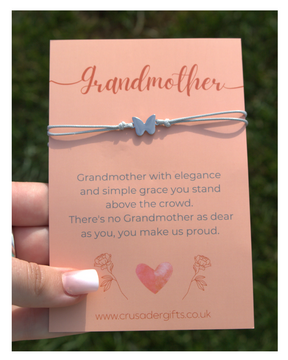 Grandmother Keepsake Letterbox Bracelet Gift