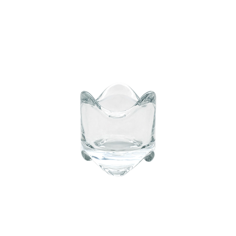 Woodside Home Living Clear Glass Tea Light Candle Holders - Various Sets