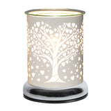 Aroma Electric Wax Melt Burner Touch Heart Tree Design - Various Colours