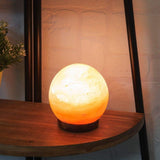 Hestia Home Himalayan Rock Salt Sphere Table Lamp