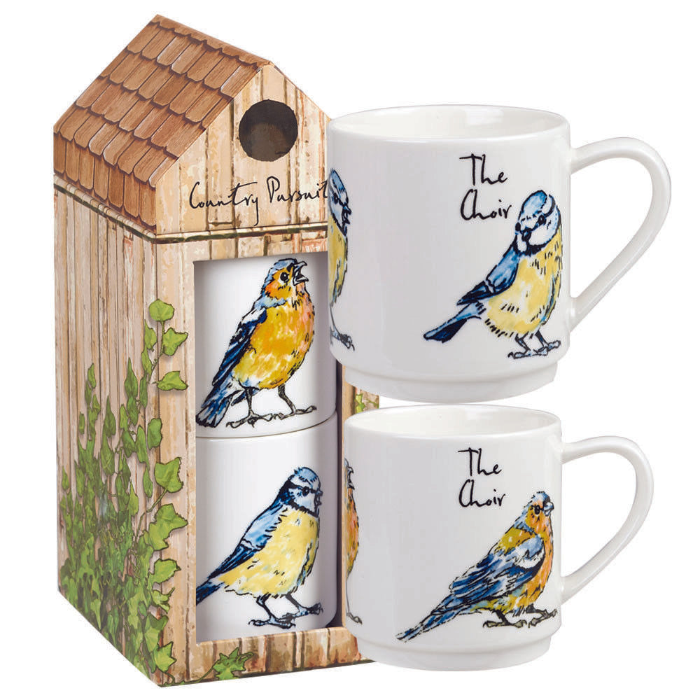 Country Pursuits Tower Stacking 2 Mug Set - The Choir