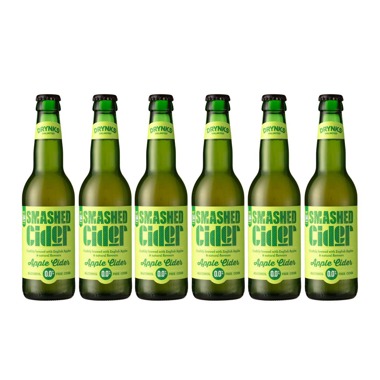 Rethinking Drinking Alcohol Free Smashed Apple Cider 330ml (Pack of 6)