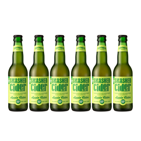 Rethinking Drinking Alcohol Free Smashed Apple Cider 330ml (Pack of 6)