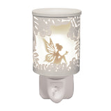 Aroma plug in wax melter fairy design white