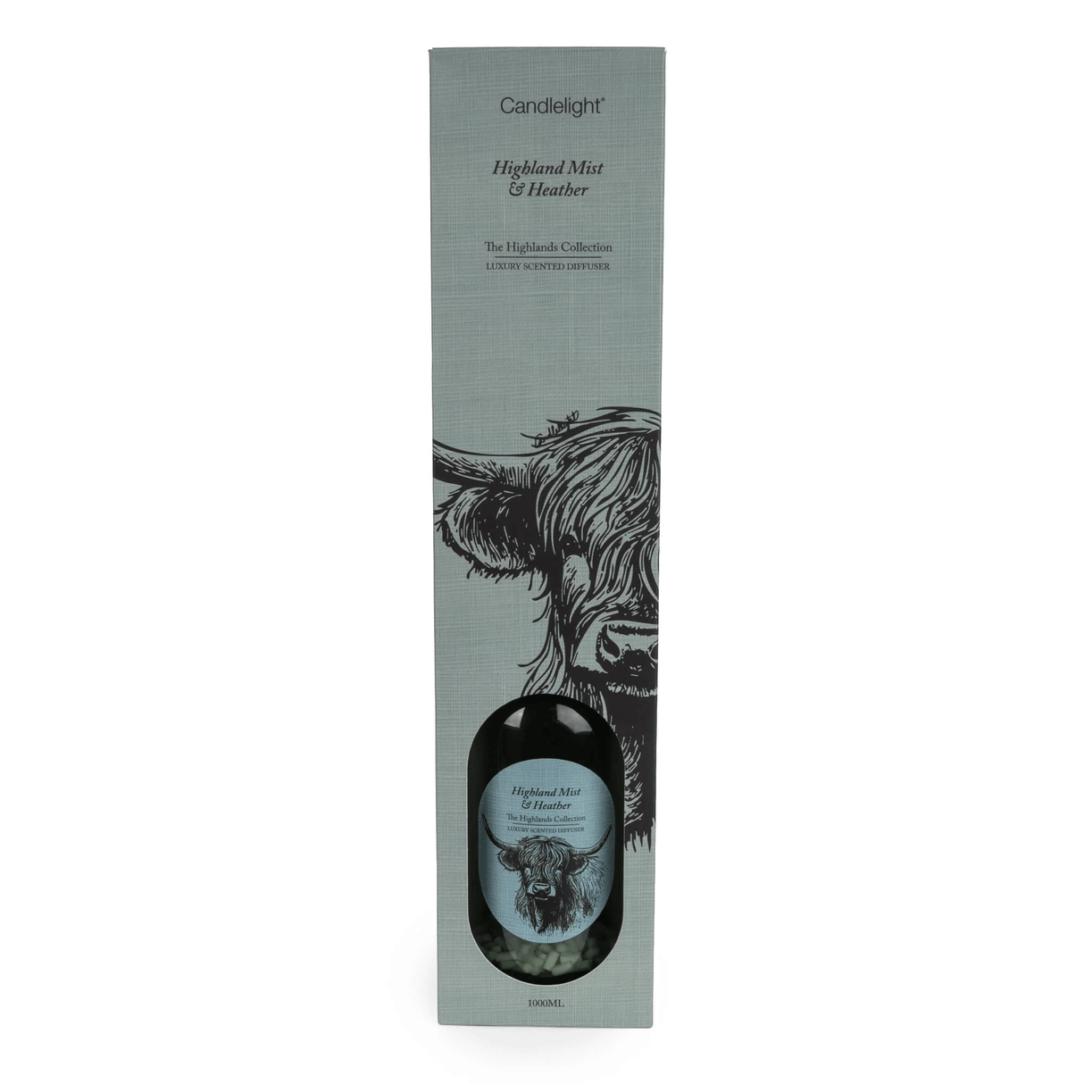 Candlelight 1000ml Reed Diffuser - Highland Mist