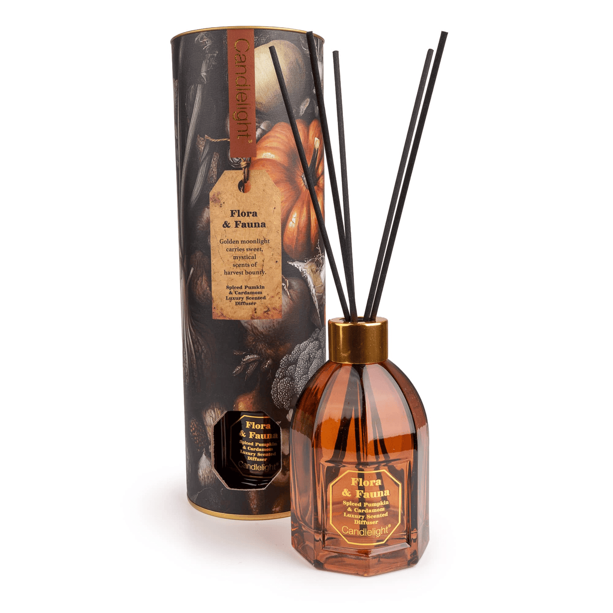 Candlelight Autumnal 200ml Reed Diffuser - Pumpkins Flora & Fauna