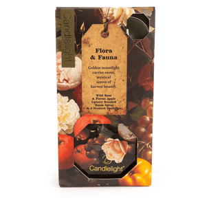 Candlelight Autumnal Room Spray & Tealight Gift Set - Fruit Flora & Fauna