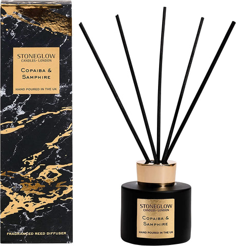 Stoneglow Candles Luna Reed Diffuser 120ml - Copaiba & Samphire