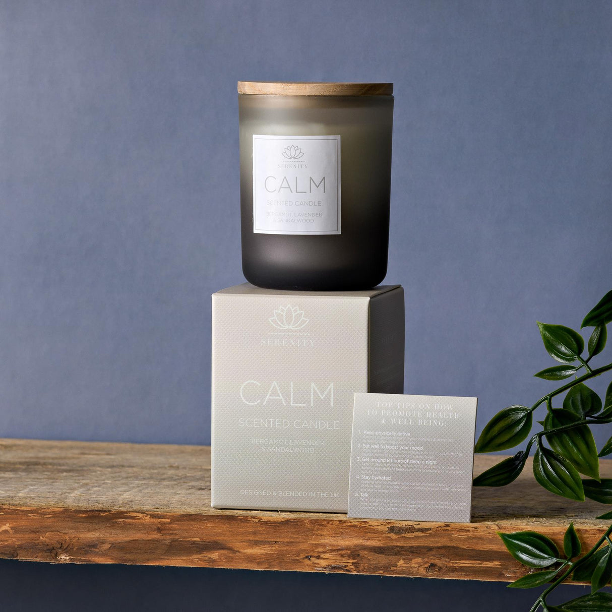 Sophia Serenity Calm Candle 120g - Bergamot, Lavender & Sandalwood