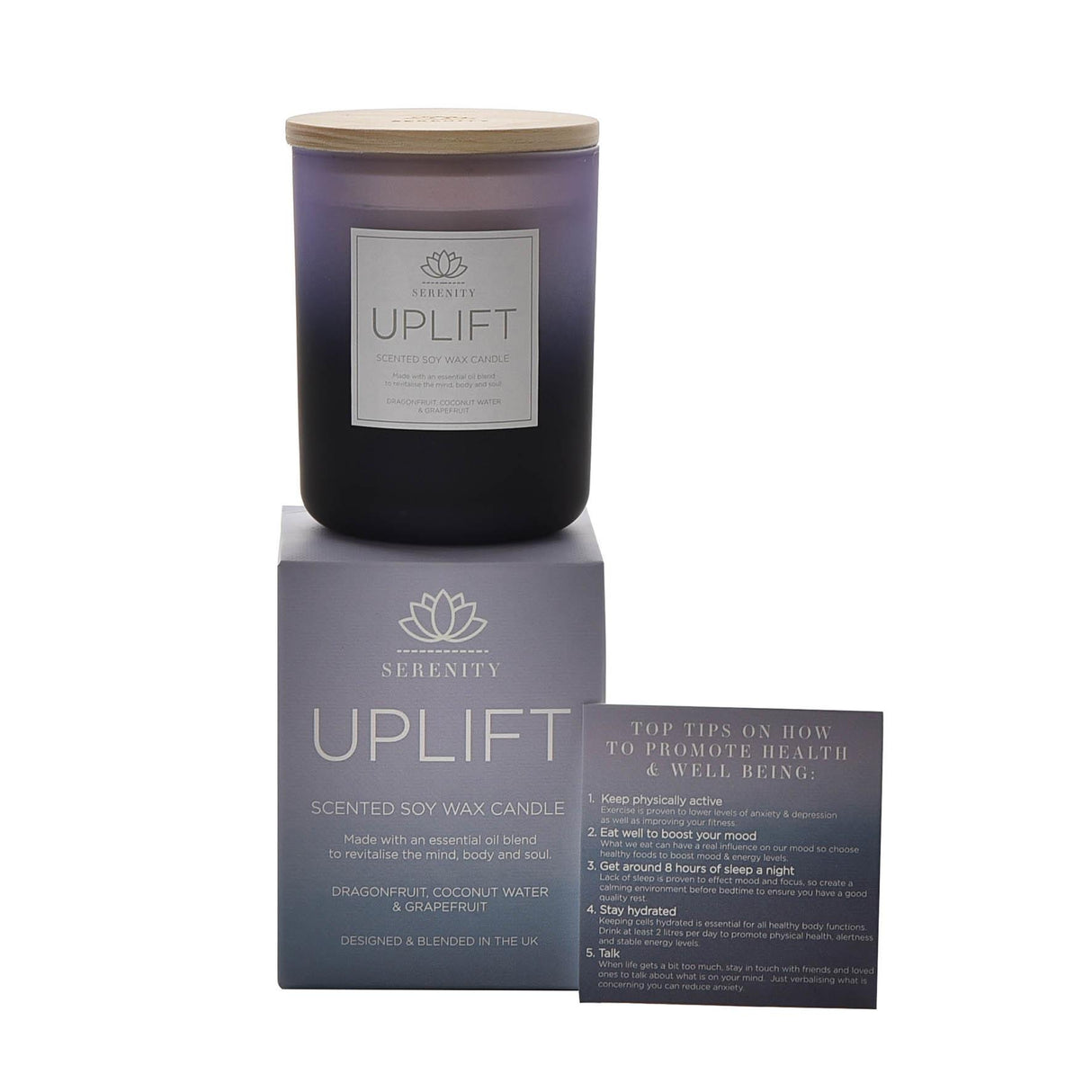 Sophia Serenity Uplift Candle 120g - Dragonfruit, Coconut Water & Grapefruit