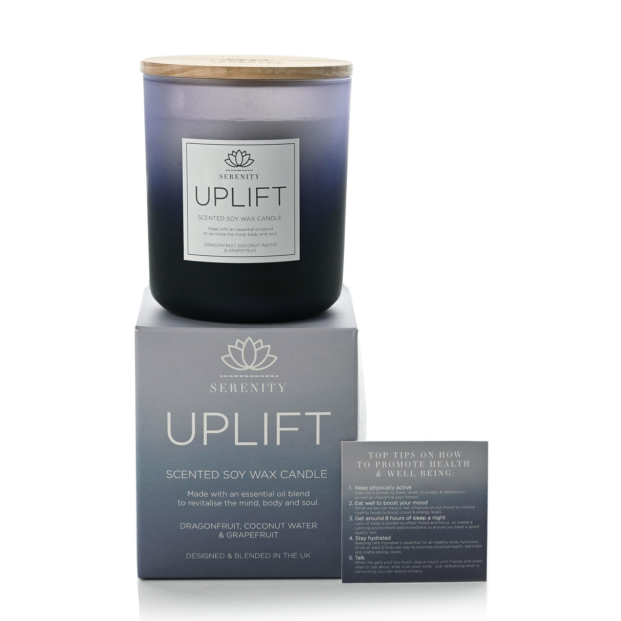 Sophia Serenity Uplift Candle 270g - Dragonfruit, Coconut Water & Grapefruit