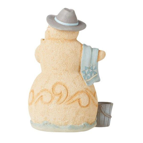 Heartwood Creek Coastal Snowman with Beach Towel Figurine