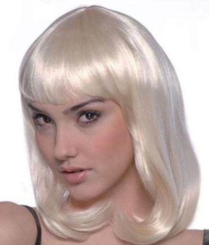 Cheerleader Wig Fancy Dress - Various Colours