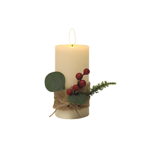  Decorative Christmas LED Candles - ivory