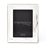 Impressions Satin Finish Grass Blade Silver Plated Photo Frame - Various Sizes