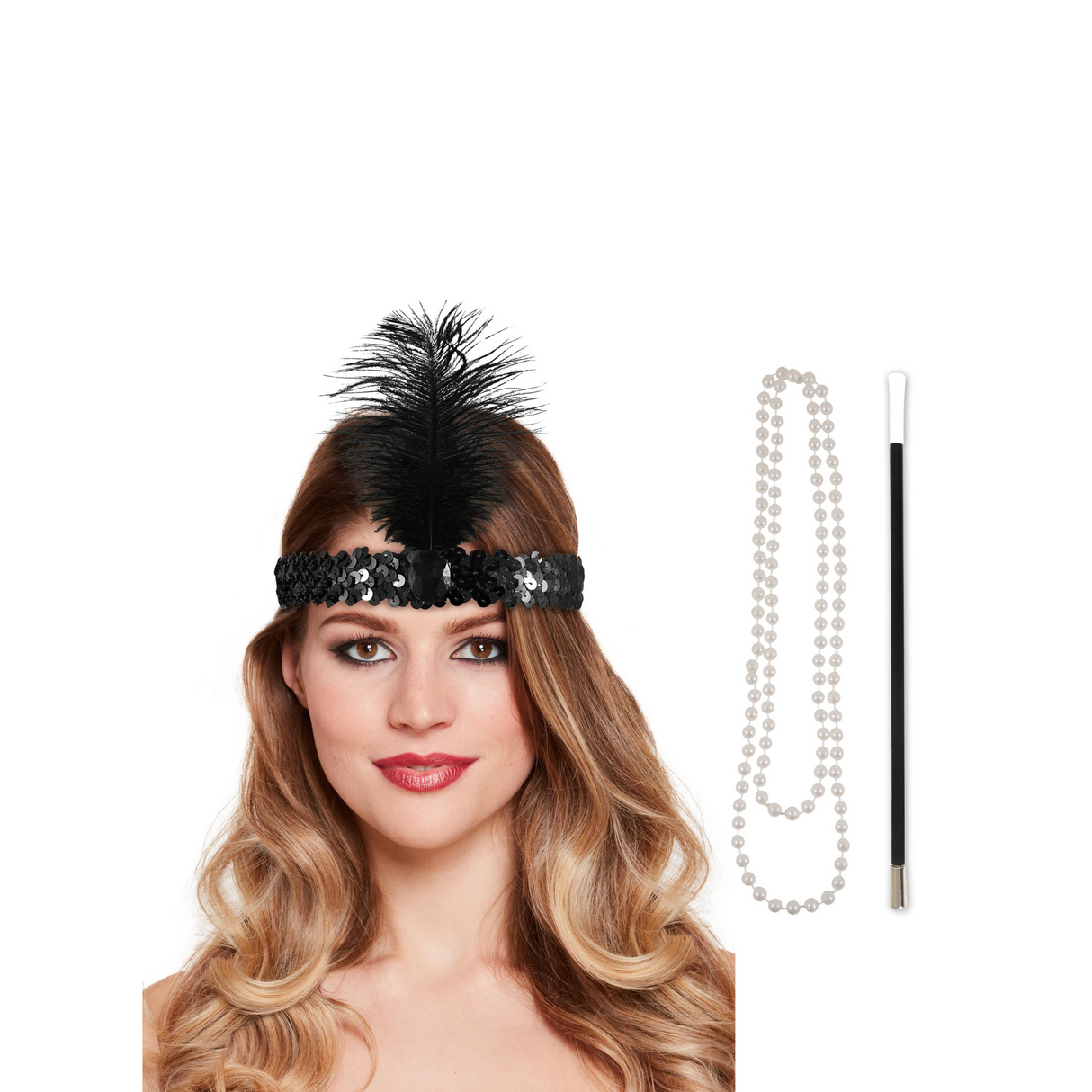 1920`s Flapper Lady Costume Accessory Set