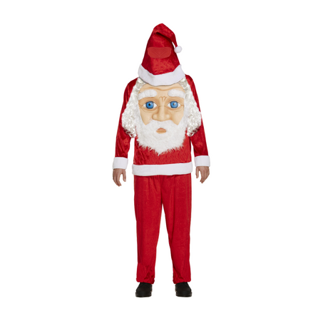 Santa Jumbo Face Fancy Dress Costume Size M-L