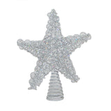 Christmas Tree Topper - Red Gold or Silver Wire