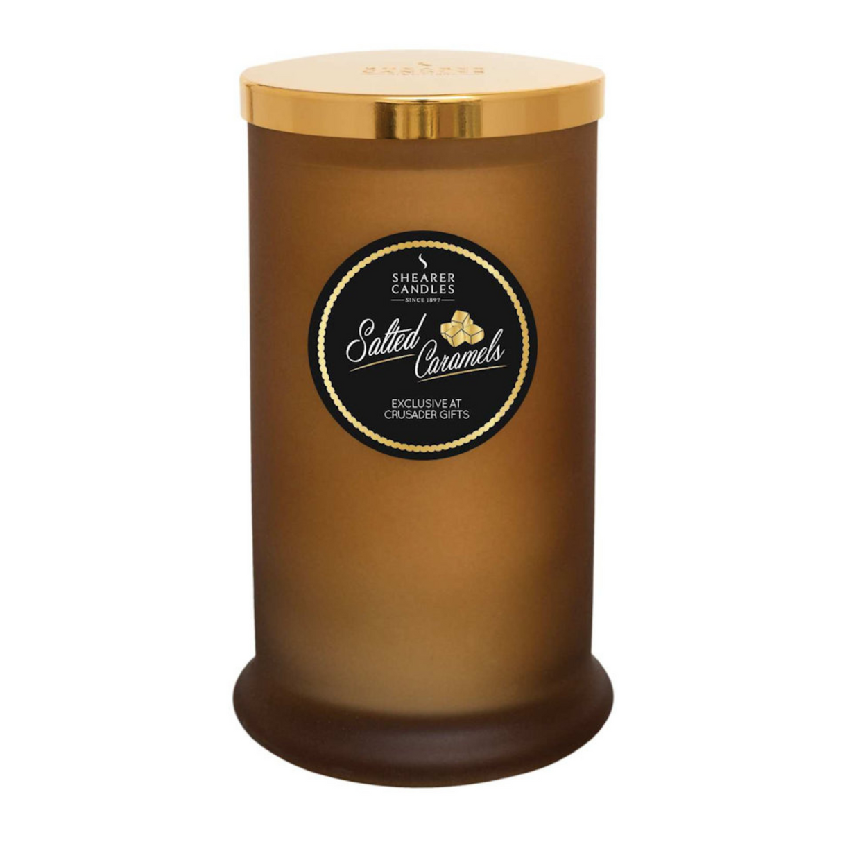 Shearer Candles Exclusive Pillar Jar Candle - Salted Caramels