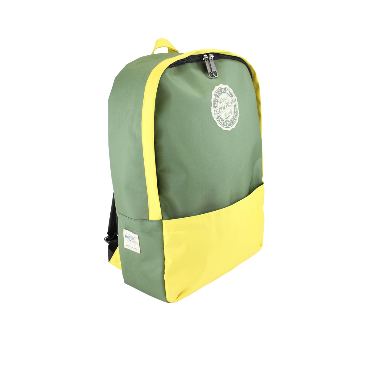 American Freshman Oakland Rucksack - Yellow & Green