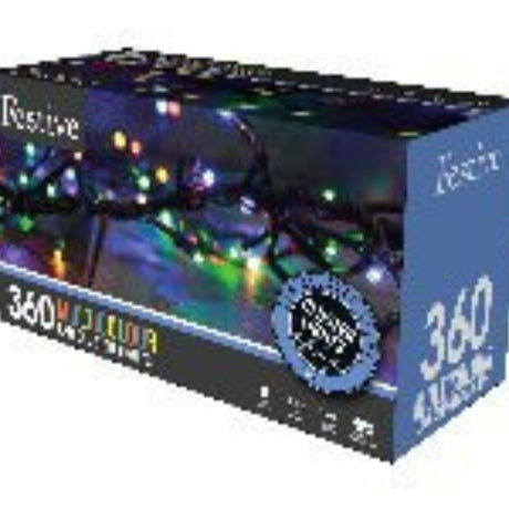 Christmas Lights - Cluster Lights 360 LED Multi Function (Multi Colour)