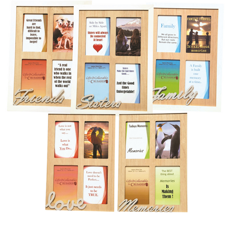 Sentiment Photo Frames - Crusader Gifts Exclusive Collage