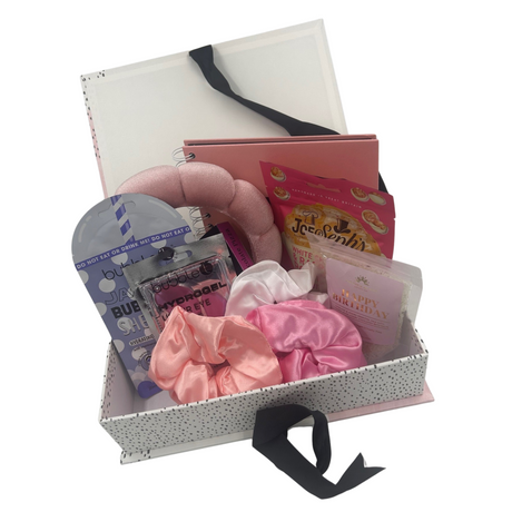 21st Birthday Gift Treat Box - Relax Pink