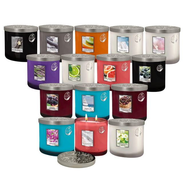 Heart & Home 2 Wick Ellipse Candle - Various Fragrances