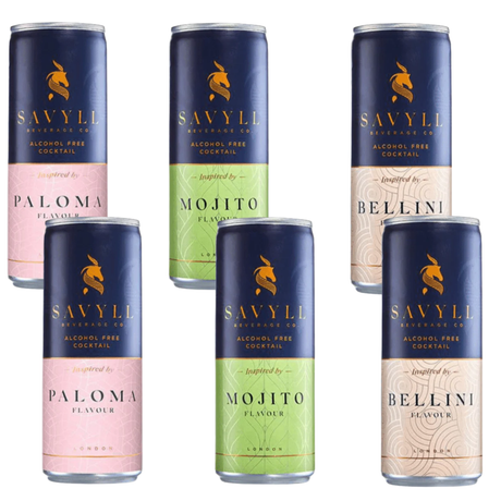 Savyll Alcohol Free Cocktail - Variety Multi Pack