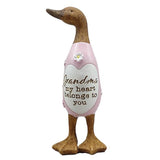 Daisy Message Duck Figurine - Grandma