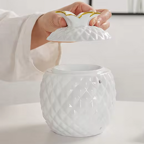 Pineapple shaped wax melt burner