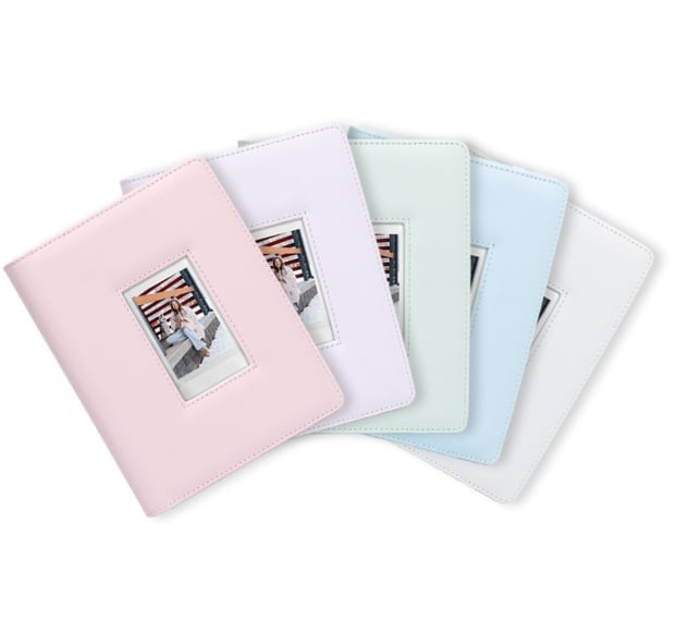 Pocket Photo Album Book - 16cm x 20cm - Various Colours
