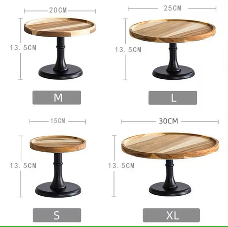 Rustic Wooden Cake Display Stand - Various Sizes