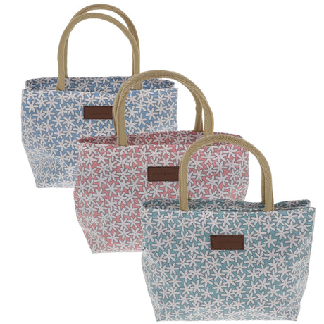 Equilibrium Daisy Design Wipeable Wash Bag - Various Colours