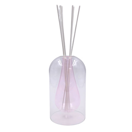 Woodside Home Living Round Double Walled Reed Diffuser - Pink