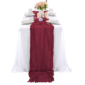 Cheesecloth Table Runner - Various Colours